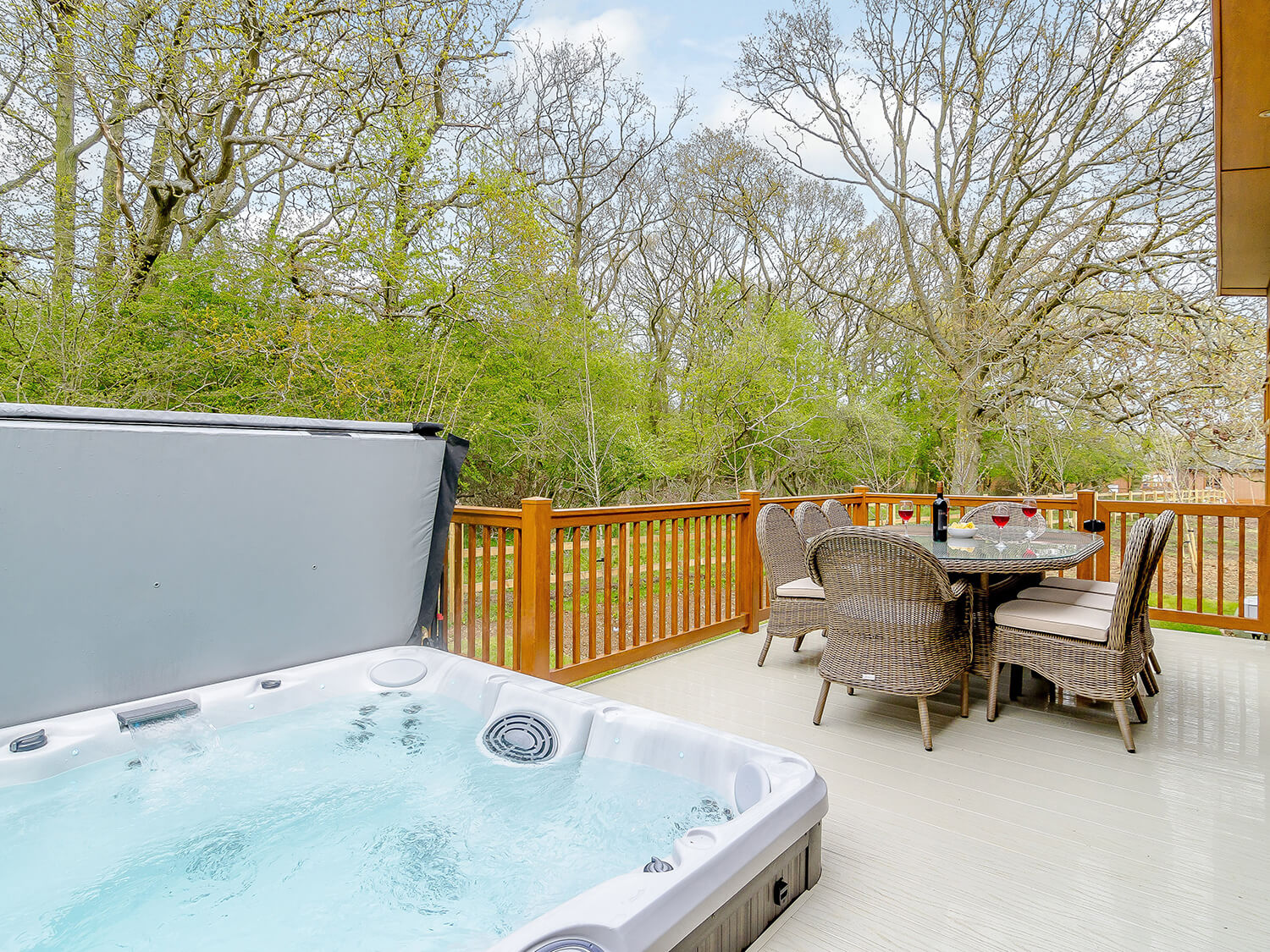 Landal Rockingham Forest Hot Tub